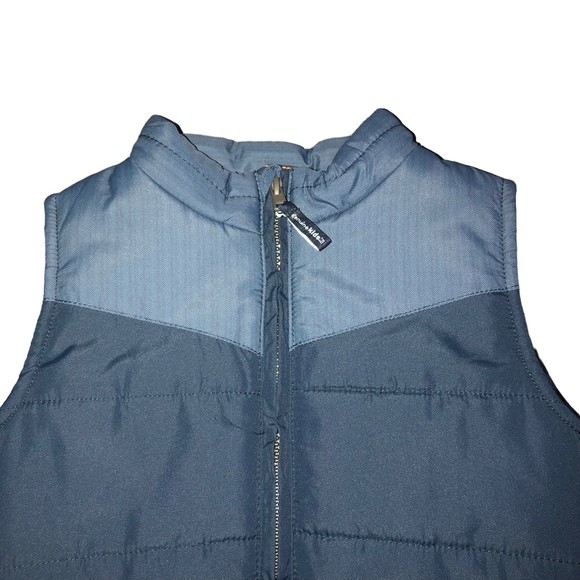 Toddle sz 4T Puffer Vest by Genuine Kids for Oshkosh in Navy Blue 2 Tone - Picture 3 of 8